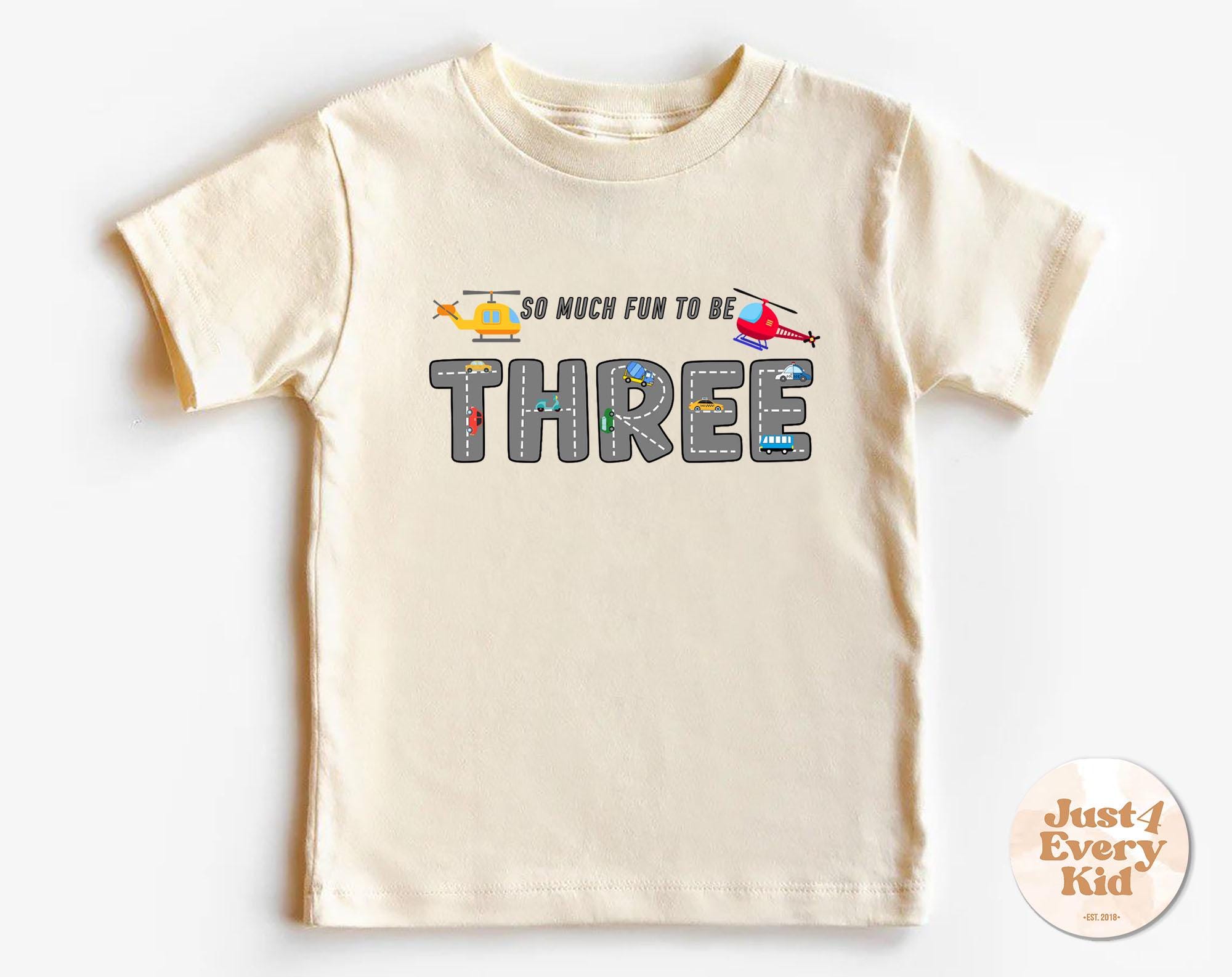 3rd Birthday Road Cars Toddler Shirt, Three Year Old Shirt, Three Year Outfit, Boy Birthday Shirt, 3 Year Old Shirt, Birthday Boy T shirt