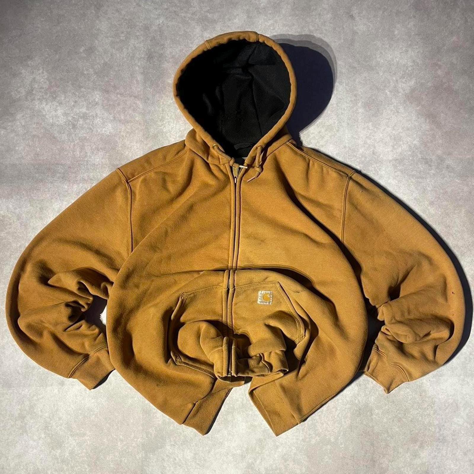 00s Hooded Carhartt Workwear Zip Up Hoodie