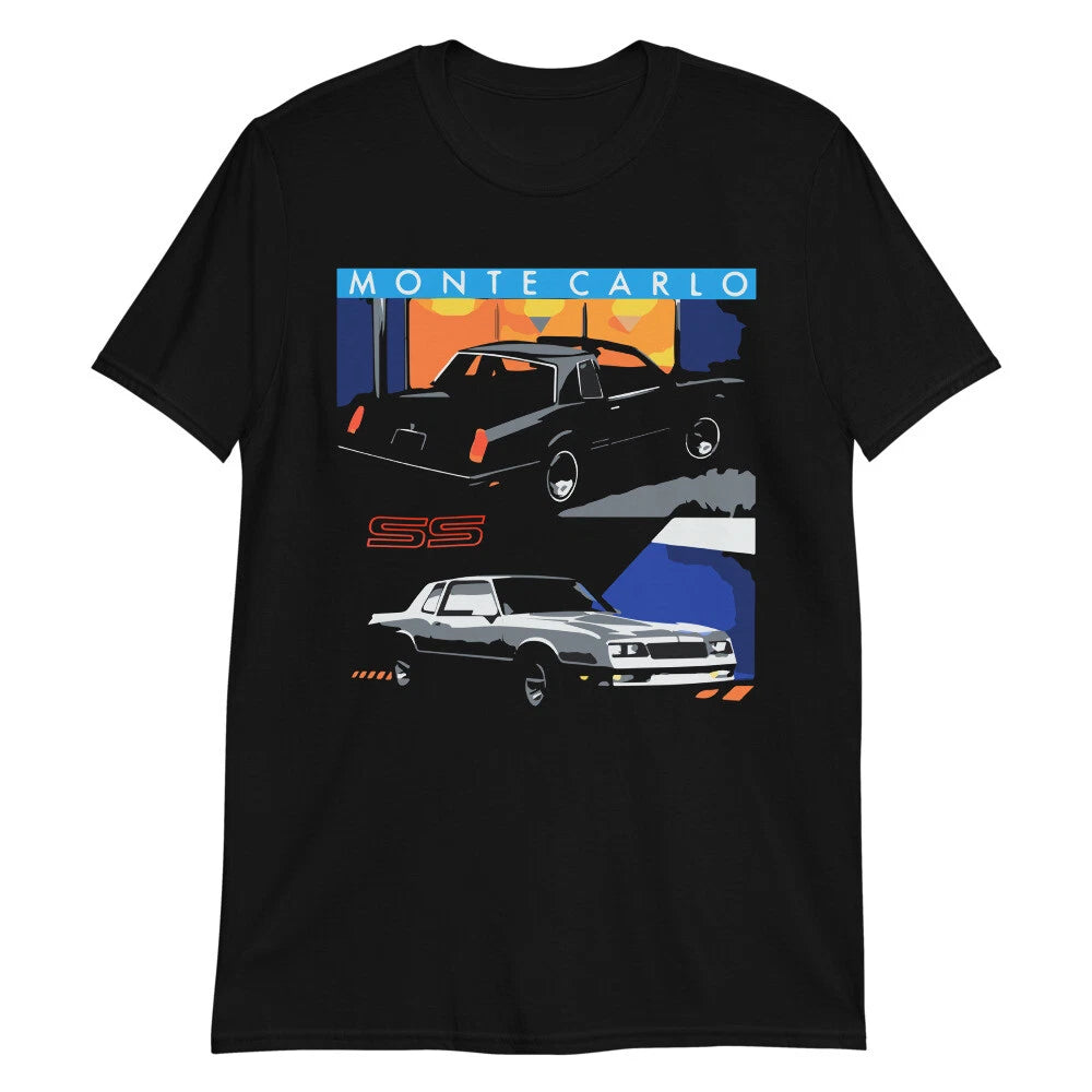 1988 Chevy Monte Carlo Ls &amp; Ss Coupes Short-sleeve T-shirt