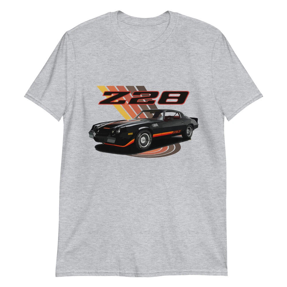 1979 Camaro Z28 Retro 70s 1970s Muscle Car Short sleeve Unisex T shirt