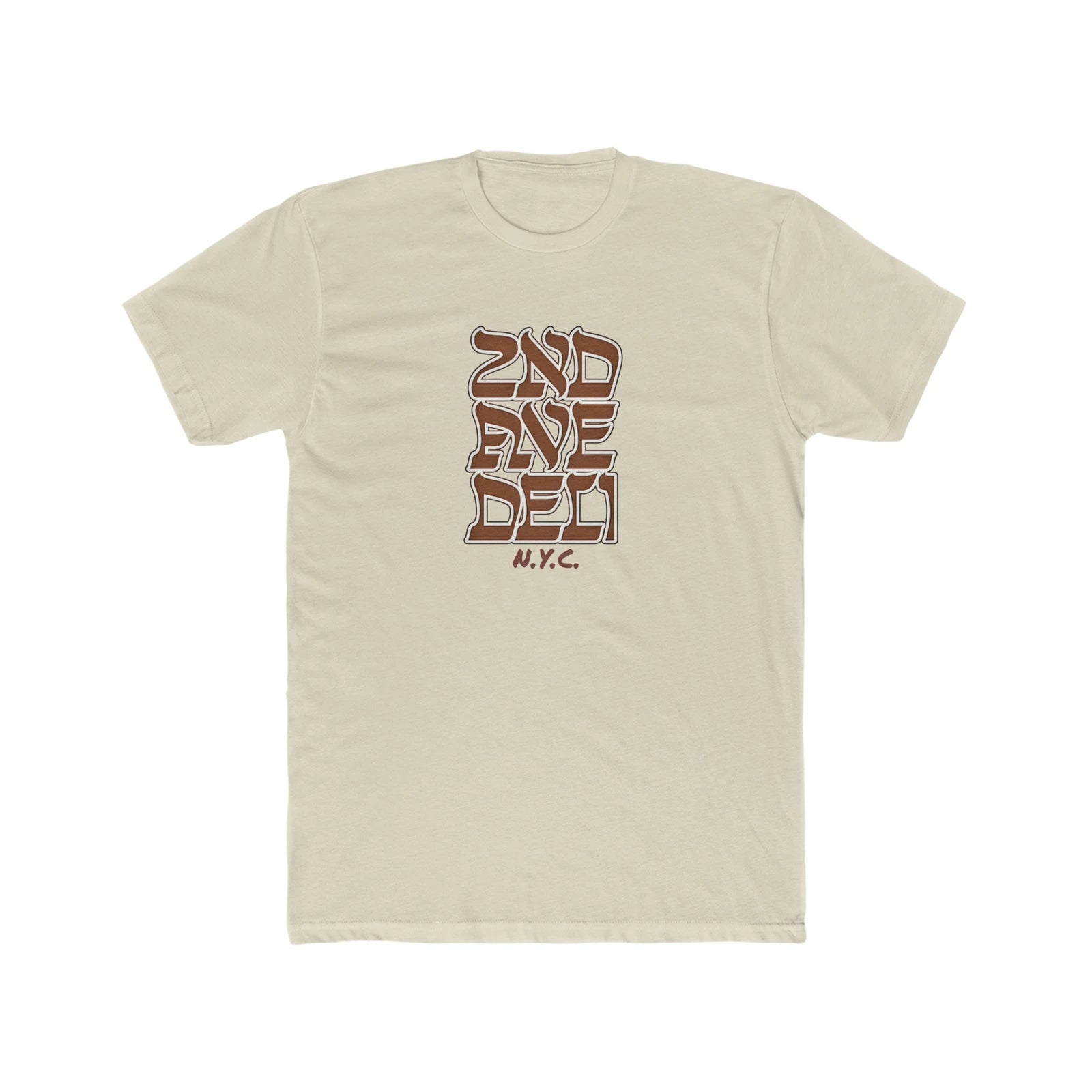 2nd Second Avenue Deli Restaurant Kosher New York City Cotton Crew Tee